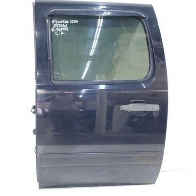 Porta traseira esquerda preta 2008 2013 Chevrolet Silverado 1500 Crew Z71 fabricante de equipamento original 8555  - Imagem 1 de 4