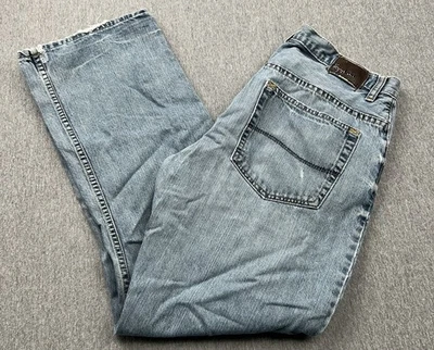 Pantalones de mezclilla Lee Dungarees relajados bootcut para hombre 33x31 azules Foto 1 de 4