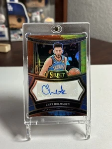 2024-25 Panini Select Signatures SIG-HOL Chet Holmgren Tie-Dye AUTO /25 Thunder - Bild 1 von 4