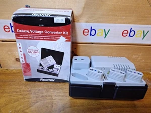 Kit convertidor de voltaje Recoton adaptador viaje internacional al extranjero con 4 adaptadores - Imagen 1 de 9