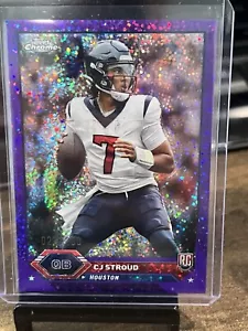 2023 Topps Composite CJ Stroud Chrome Purple Speckle Refractor Rookie /250 SP #2 - Bild 1 von 3