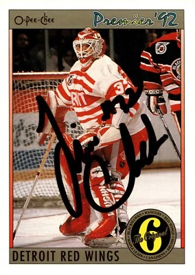 Tim Cheveldae - Signed 1991-92 O-Pee-Chee Premier Card #175 - Image 1 of 2