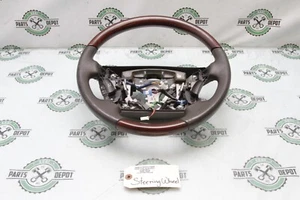 07-12 LEXUS LS460 VOLANTE CON BOTONES DE INTERRUPTOR MADERA OEM - Imagen 1 de 15