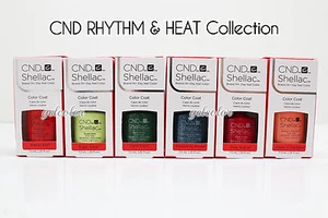CND Shellac UV LED Gel Nail Polish RHYTHM & HEAT Collection 7.3ml .25oz Pick Any - Picture 1 of 13