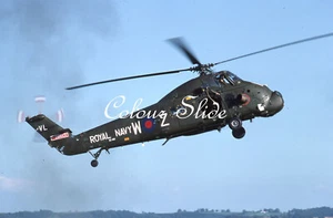 Royal Navy Wessex HU5 XS481, Yeovilton, 9.77, Colour Slide, Aviation Aircraft - Foto 1 di 1