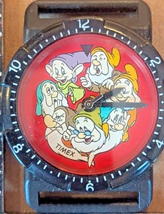 Timex Seven Dwarfs Armbanduhr Disney Philippinen Vintage funktioniert! - Bild 1 von 3
