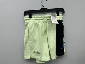 Womens Adidas Hoop York City Basketball Shorts / Green / HB0690 / All Sizes - Picture 1 of 2