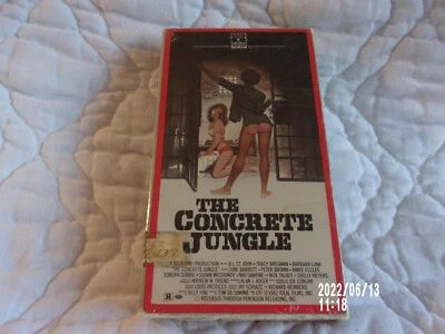 THE CONCRETE JUNGLE VHS WOMEN IN PRISON JILL ST. JOHN TRACY BREGMAN BARBARA LUNA - Image 1 of 4