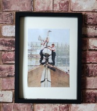 Tottenham hotspur White Hart Lane Vintage Football colourised Picture Print