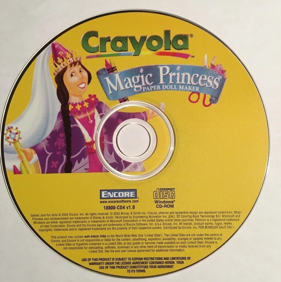 CD para hacer muñecas de papel Crayola Magic Princess Foto 1 de 1