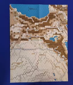 GDW/GRD Europa Wargame Map #21A - War in the Desert - Picture 1 of 2