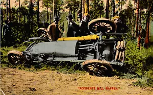 Savannah GA Sharp Arrow Accident Auto Wreck Death Course Racing Practice 1910 - Picture 1 of 7