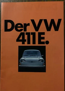 Autoprospekt VW 411 E August 1971 Nummer 151.211.00 Stand 8/71 M. Stempel  - Bild 1 von 8