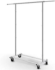 Estante de ropa de varilla estándar simple de tendencia, organizador de ropa enrollable - Imagen 1 de 7
