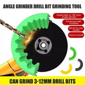 10in1 ABS Power Drill Bit Sharpener Grinding Attachment for 100 Angle Grinder - Picture 1 of 15