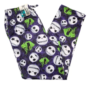 Disney #11409 NEW Men's Nightmare Before Christmas Soft Drawstring Sleep Pants - Picture 1 of 3