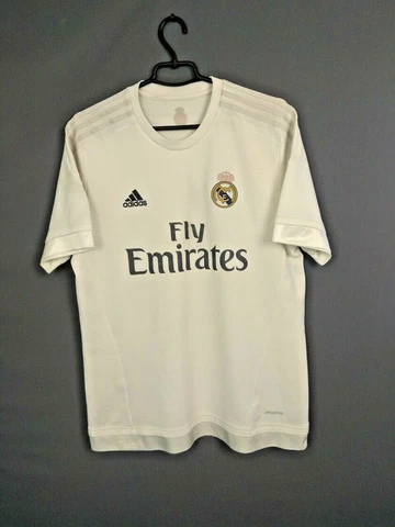 Real Madrid Jersey 2015/16 Home LARGE Shirt Mens Football Adidas S12652 ig93 Cover