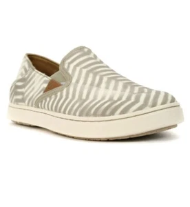 Olukai Damengröße 5 Pehuea Pa'i Slipper schlufffarben/grün/cremeweiß neu mit Etikett - Bild 1 von 4