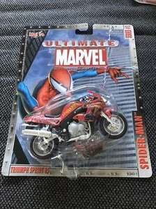 MARVEL Series #1 Spider-Man Triumph Sprint RS 1:18 Scale Motorcycle Model NOS - Picture 1 of 1