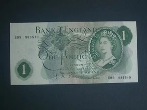 **LooK** Billete británico 'E99' Crisp O'Brien £1 'GEF'****** - Imagen 1 de 6