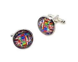 Flags of the World Cufflinks - Picture 1 of 1