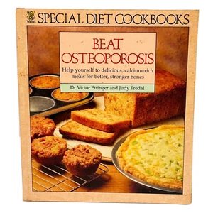 Beat Osteoporosis By Dr Victor Ettinger Paperback Book Special Diet Cookbook - Picture 1 of 19