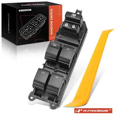 Interruptor de ventana eléctrica delantero izquierdo A-Premium para Toyota 4Runner 2010 2011 2012 2013 Foto 1 de 4