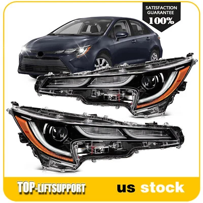 Pair Full LED Projector Headlight For Toyota For Corolla SE XLE XSE 2019-2022 - Image 1 of 4