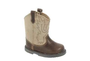 Botas de vaquero Baby Deer Miller marrones punta redonda - Imagen 1 de 2