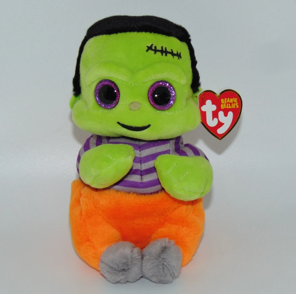 New!  Ty Beanie Bellies Halloween  Victor the Frankenstein 6"  NWT's - Image 1 of 1