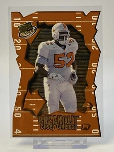 2000 Presseausweis Breakout Football Karte #BO 13 Cosey Coleman Tennessee gestanzt - Bild 1 von 2
