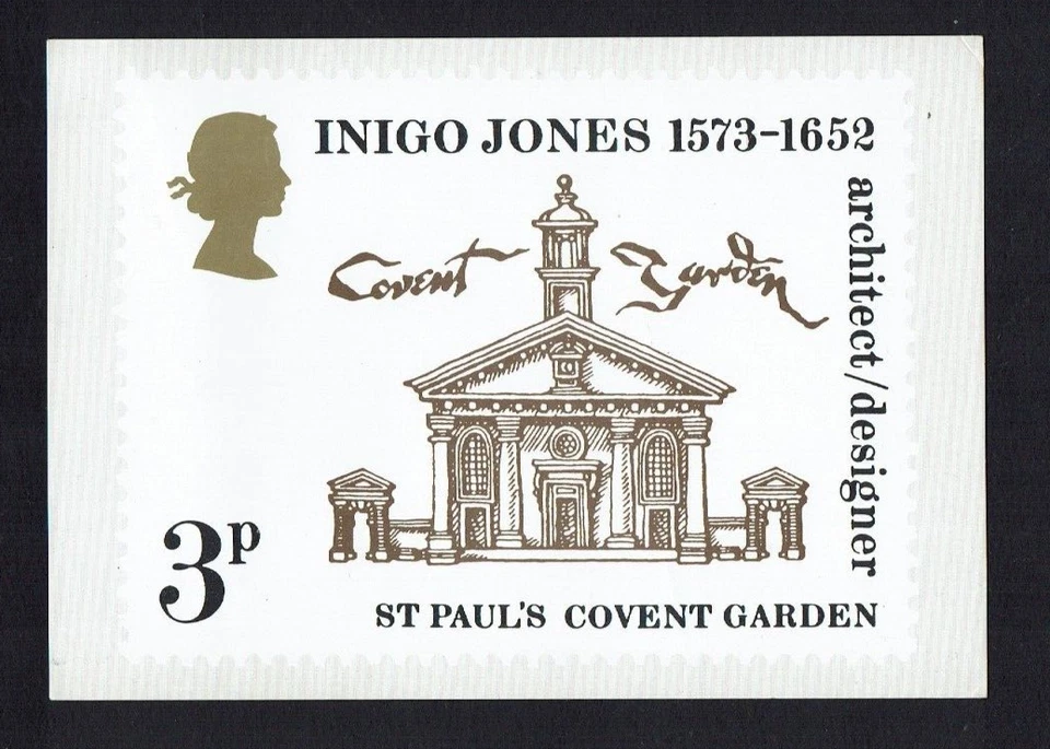 Great Britain: 1973, Inigo Jones, PHQ 2, Rare - Image 1 of 1