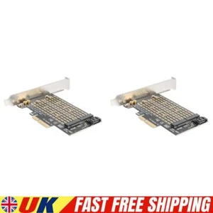 M.2 NVME to PCIE Adapter M+B Key SSD to PCI-E 3.0 X4 SATA Expansion Card - Afbeelding 1 van 6