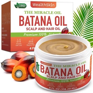 Natural 100% Pure Batana Oil For Traction Alopecia Hair Growth Organic Honduras - Picture 1 of 9