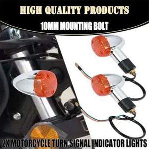 Indicador de luz de giro LED de 10 mm para motocicleta Suzuki Boulevard C50 M50 C90 - Imagen 1 de 11