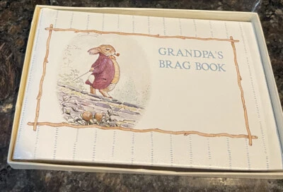 Álbum de fotos CR Gibson Beatrix Potter 1993 Grandpa's Brag Book contiene 20 fotos Foto 1 de 4