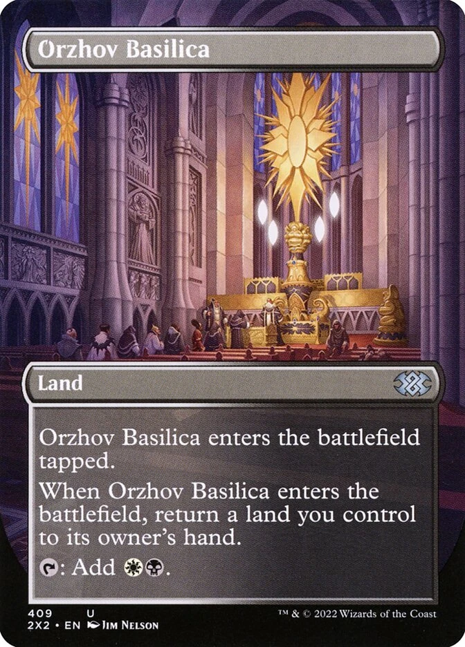 Orzhov Basilica (Borderless) Double Masters 2022 Regular - Image 1 of 1