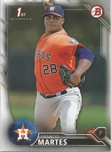 Francis Martes Houston Astros 2016 Bowman Prospect - Picture 1 of 1