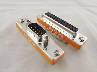 10pcs DB9 Serial Port Male To DB25 Parallel Female Adapter Converter Connector - Image 1 of 4