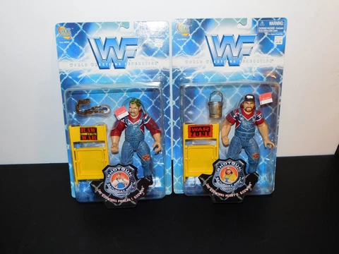 WWF SHOTGUN SATURDAT NIGHT THE GOODWINS ACTION FIGURES HENRY O. & PHINEAS 1998 Cover