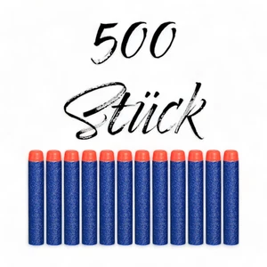 Nerf Pfeile| Nerf Zubehör | Nachfüllset | Soft Pfeile 500 | Blau - Bild 1 von 1