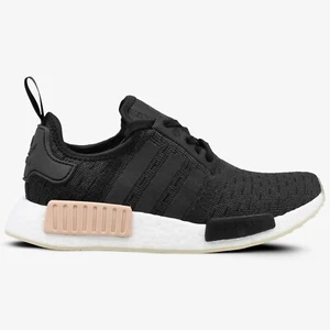 Adidas NMD_R1 Black/White/Pink Sneakers Women's Size 7.5 US Free Shipping - Picture 1 of 7