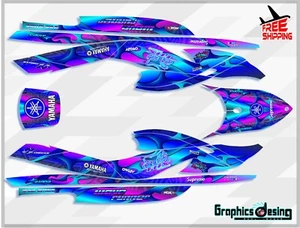 YAMAHA WAVERUNNER VX DELUXE SERIES 1100R PRO GRAPHICS KIT JET SKI FREE SHIPPING - Picture 1 of 8
