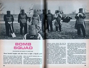 NEW YORK CITY POLICE BOMB SQUAD RARE 1961 PICTORIAL MAD BOMBER GEORGE METESKY - Bild 1 von 2