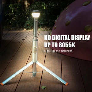 Lámpara de Senderismo Magnética Recargable con Base Remoto Ajustable Luz de Emergencia s - Imagen 1 de 11