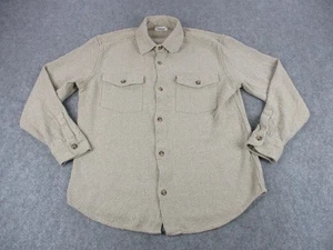 Taylor Stitch Shirt Mens Extra Large Beige Linen Cotton Blend Button Up Workwear - Picture 1 of 8