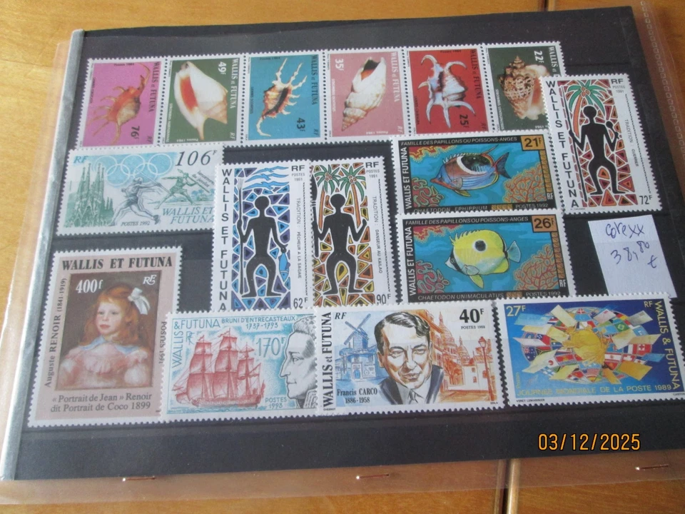 Timbres de wallis et futuna - Imagen 1 de 1