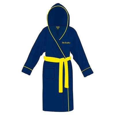 Men's Beatles Yellow Submarine Bath Robe Large/X-Large Navy Foto 1 de 2