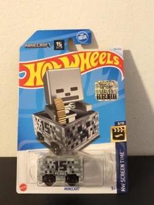 2024 HOT WHEELS MINECART HW SCREEN TIME  MINECRAFT 15 YEARS Factory Sealed Set - Picture 1 of 1