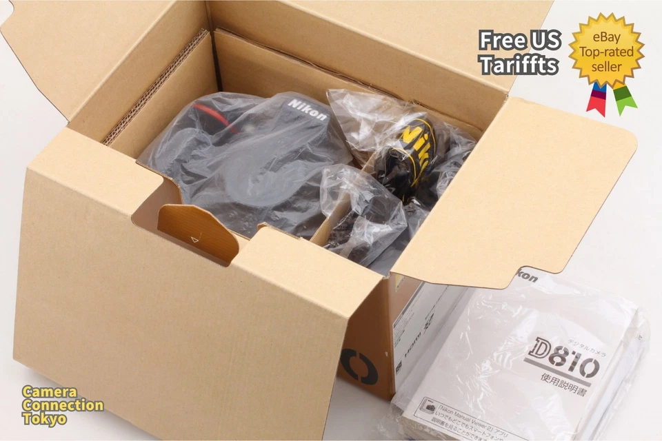 [MINT in Box] Nikon D810 36.3 MP Digital SLR Camera Body Only F Mount From JAPAN - Image 1 of 4